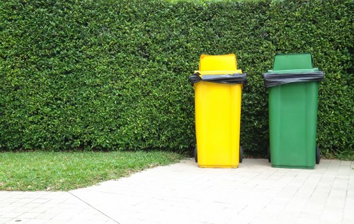 Before and after transformation of a cluttered garage in Redbridge